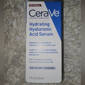 New Hydrating Hyaluronic Acid Face Serum with Vitamin B5 for Dry Skin,1 fluid oz